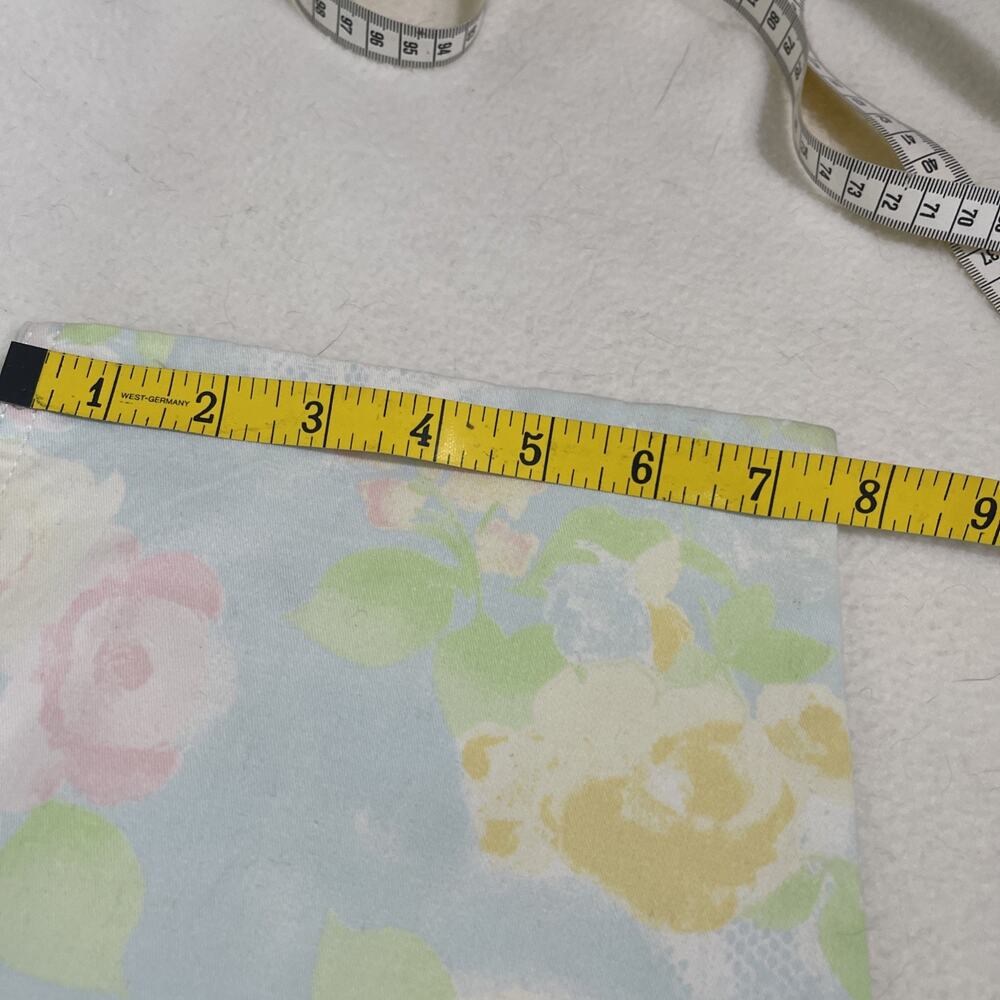 J. Jill - Authentic Fit CROP Stretch Pastel Floral Pattern Jeans - Women Size 12 - Picture 7 of 7
